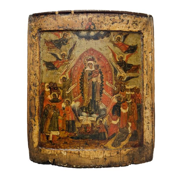 Madre di Dio Gioia degli Afflitti, icona, Jaroslavl, fine del XVII secolo