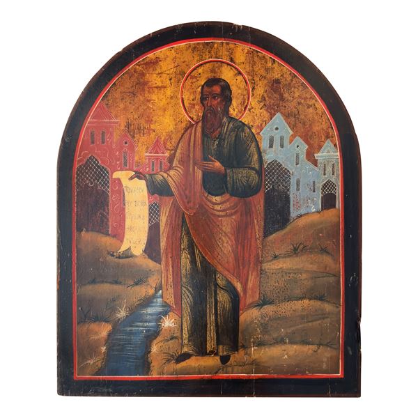 Profeta Geremia, icona, Russia centrale, fine del XVIII secolo