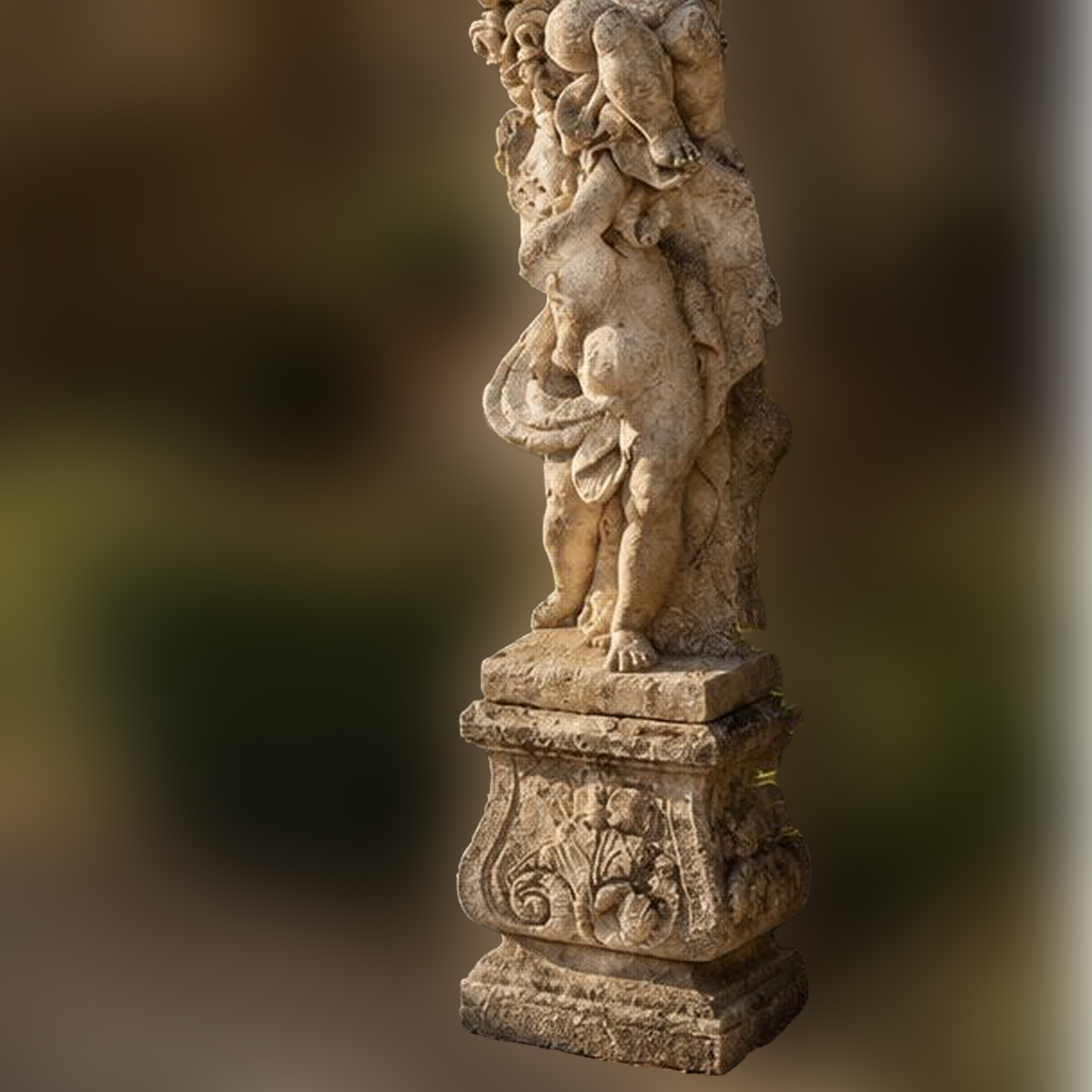 Gruppo di putti in pietra di Vicenza, Giochi di putti
