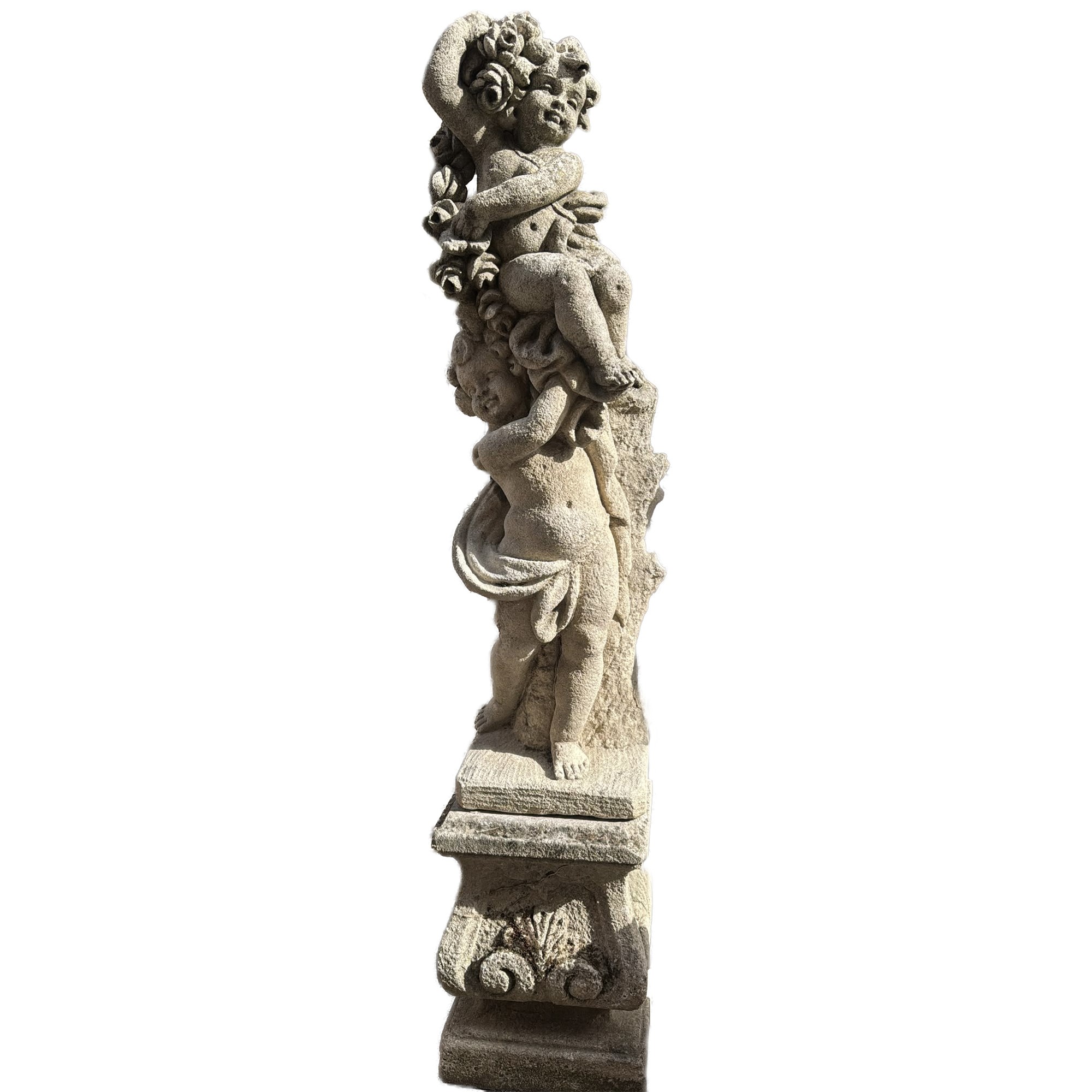 Gruppo di putti in pietra di Vicenza, Giochi di putti