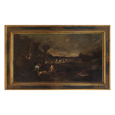 Michelangelo Cerquozzi, Dopo la battaglia, olio su tela