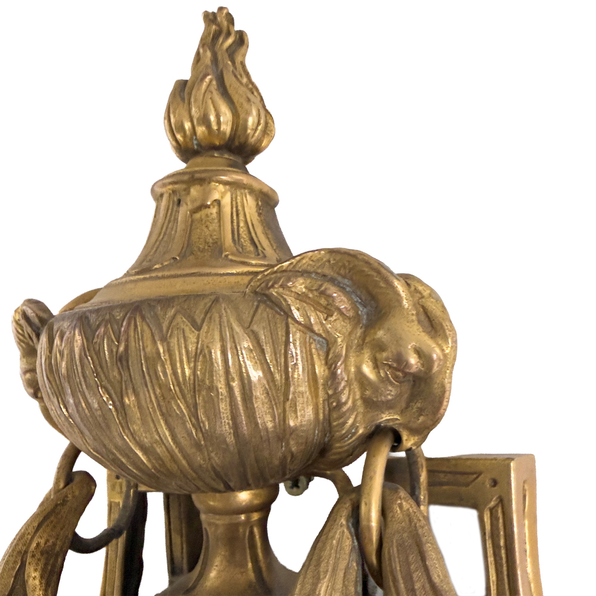 Leroy, Pendola da muro in bronzo dorato, Parigi (XIX secolo)