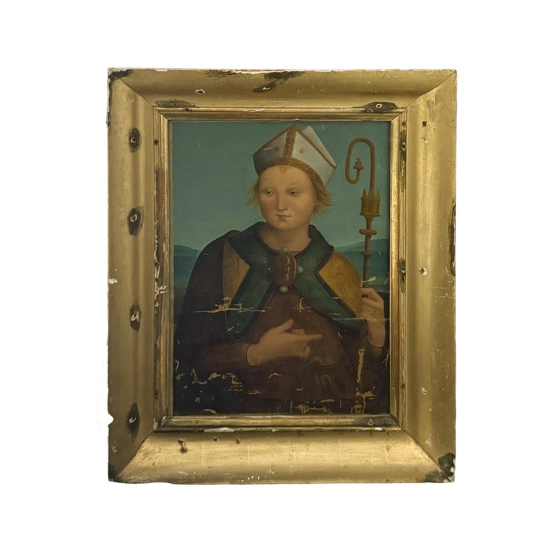 Pittore del XIX secolo, San Ludovico di Tolosa, olio su tela