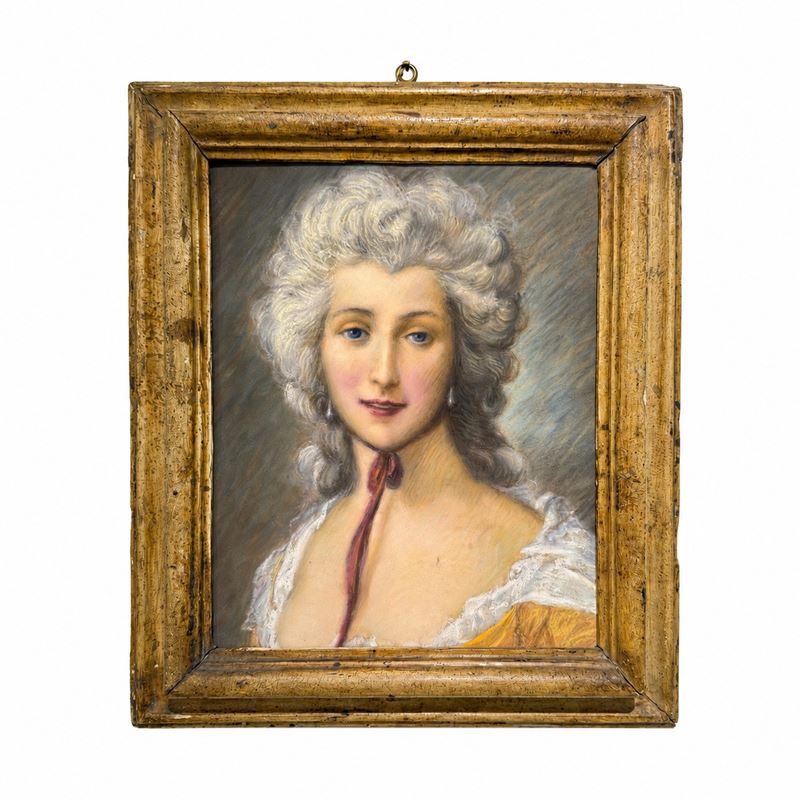 Pittore della fine del XIX secolo, Ritratto di gentildonna