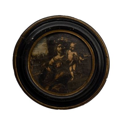 Pittore toscano del XVII secolo, Madonna col Bambino