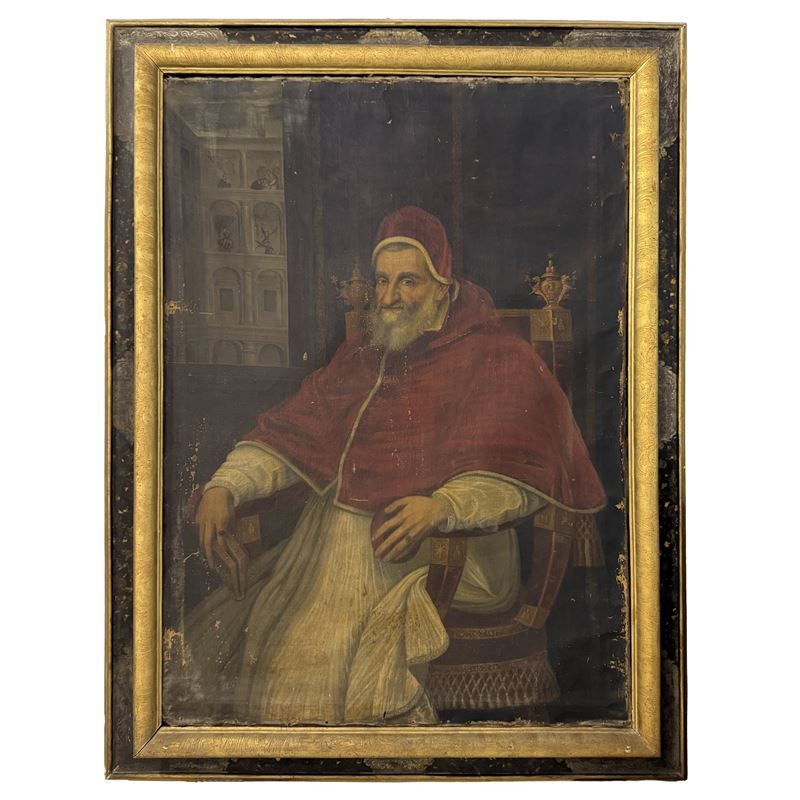 Pietro Fachetti (attr.), Ritratto di papa Sisto V (Felice Peretti) su tela