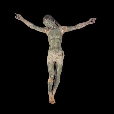 Ambiente di bottega, Corpus Christi, scultura in legno policromo, Firenze, fine XV secolo (circa)