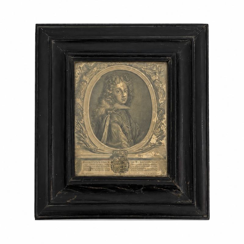 Robert Van Audenaerd, Filippo V di Spagna, incisione