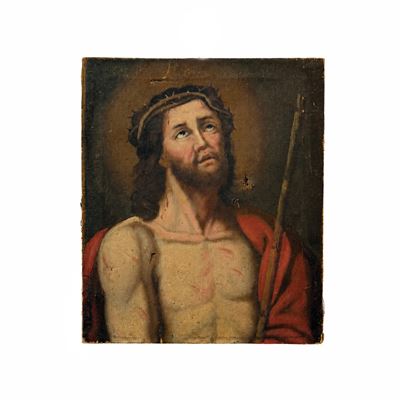 Pittore del XVIII secolo, Ecce Homo, olio su tela
