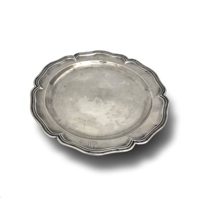 Piatto in argento, Modena, XVIII secolo
