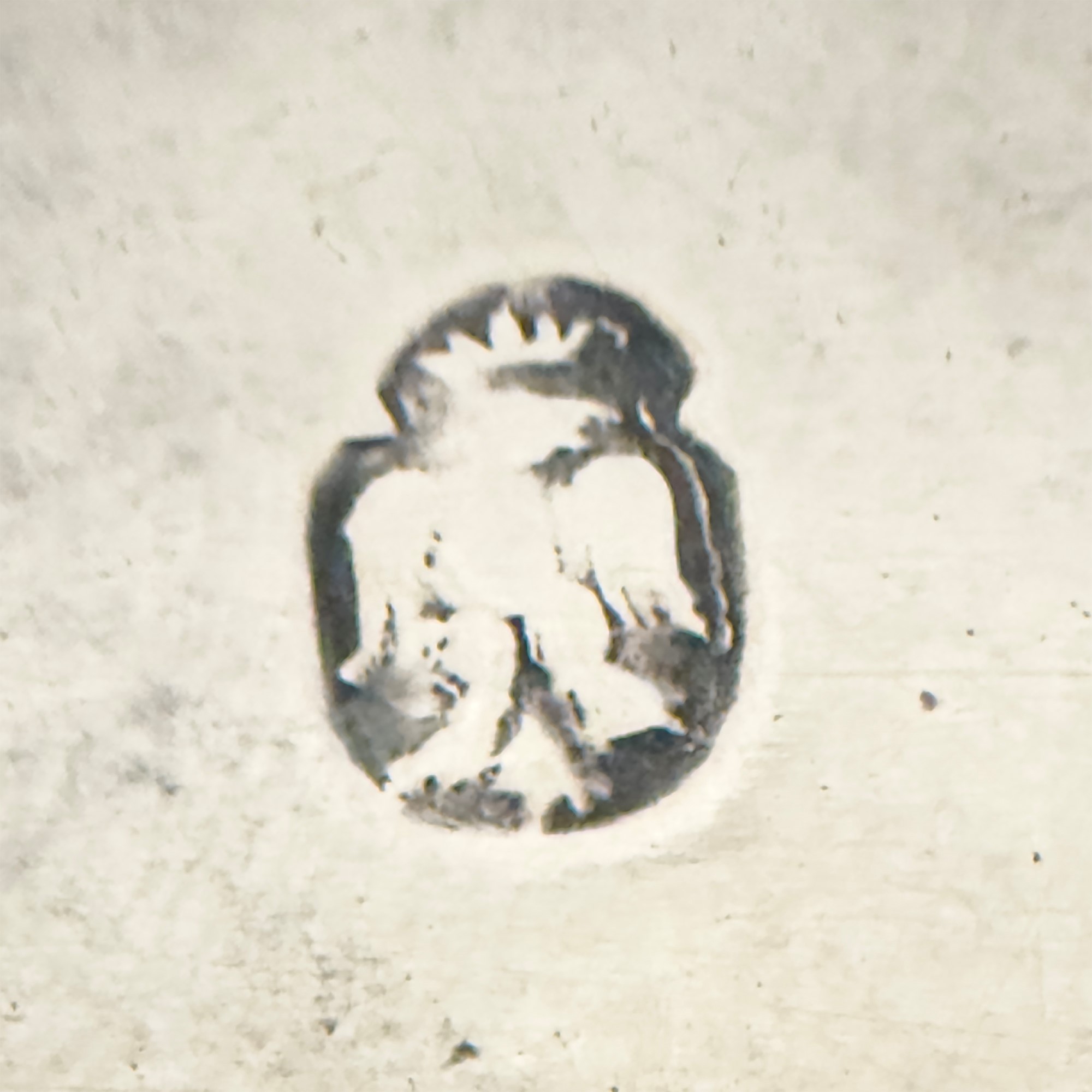 Salver in argento, forma ovale, Palermo, XVIII secolo