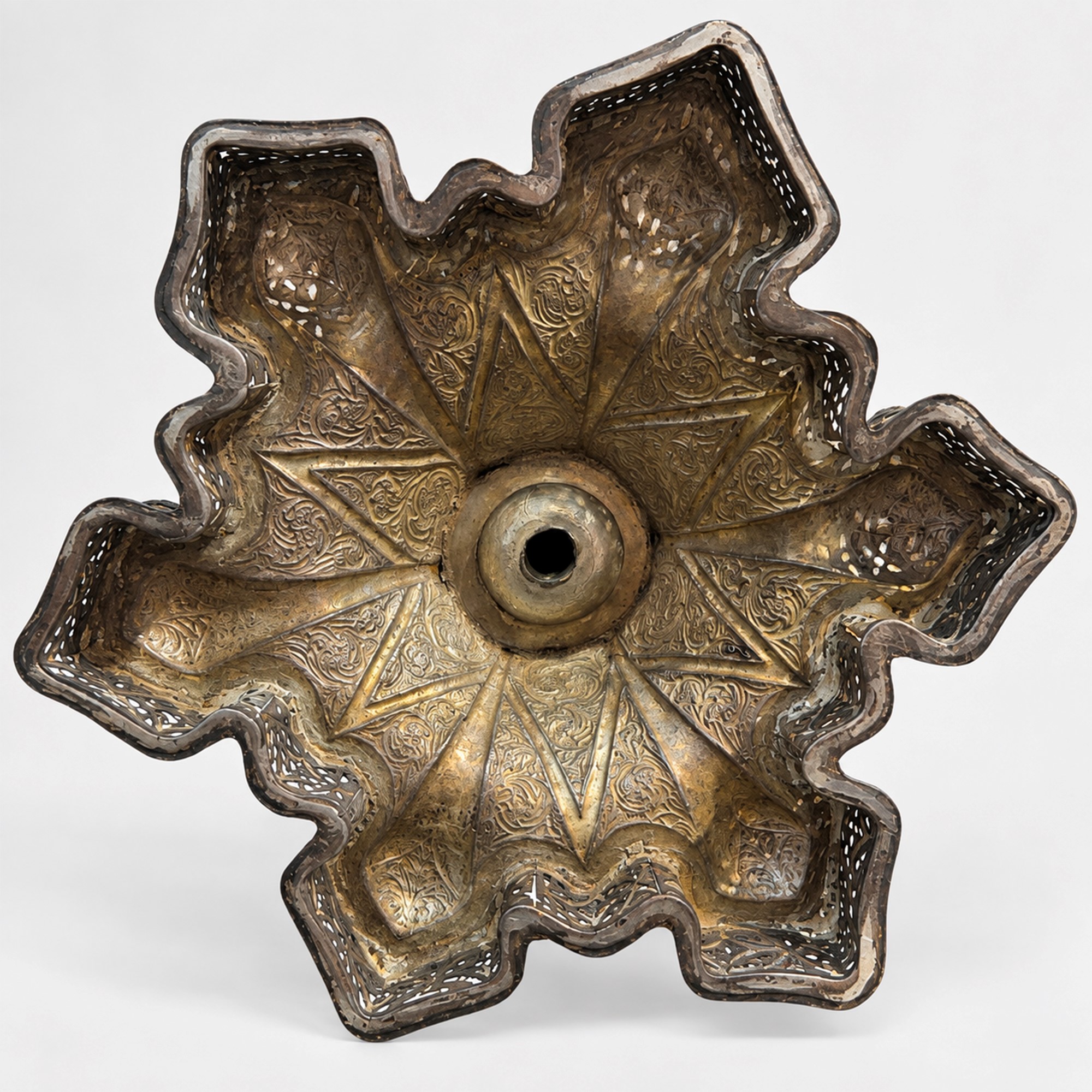 Oreficeria palermitana, Ostensorio in argento dorato a struttura gotica a torre, Palermo (fine XV...