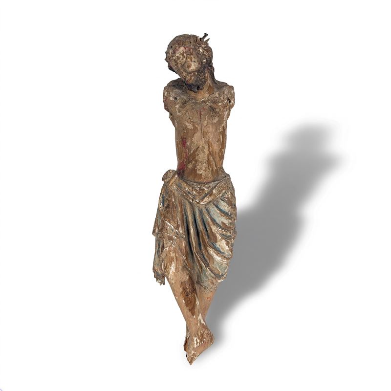 Scultore umbro-senese, Corpus Christi in legno policromo
