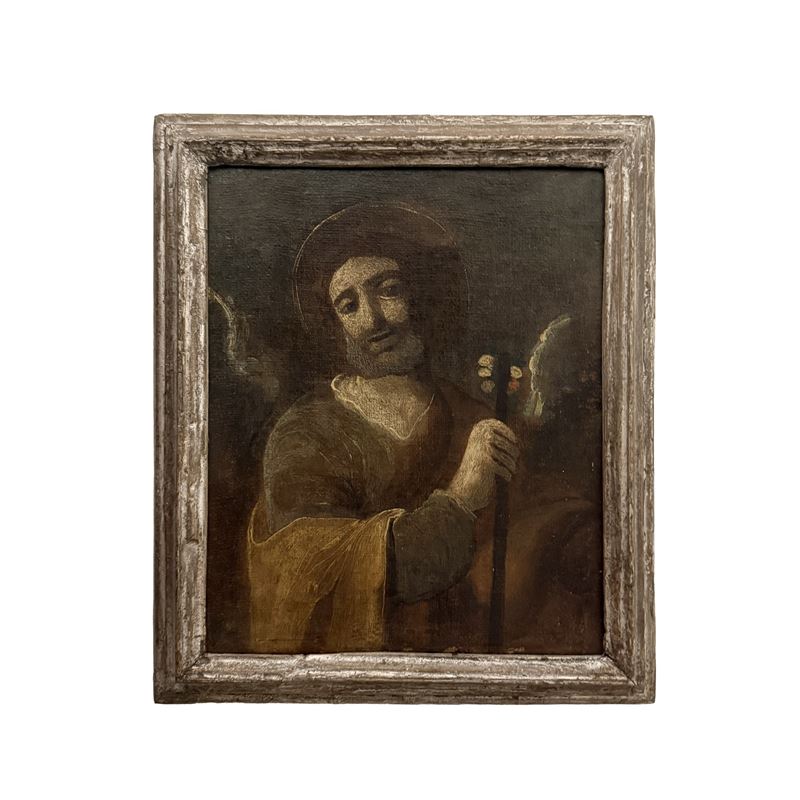Pittore del XVIII secolo, San Giuseppe, olio su tela