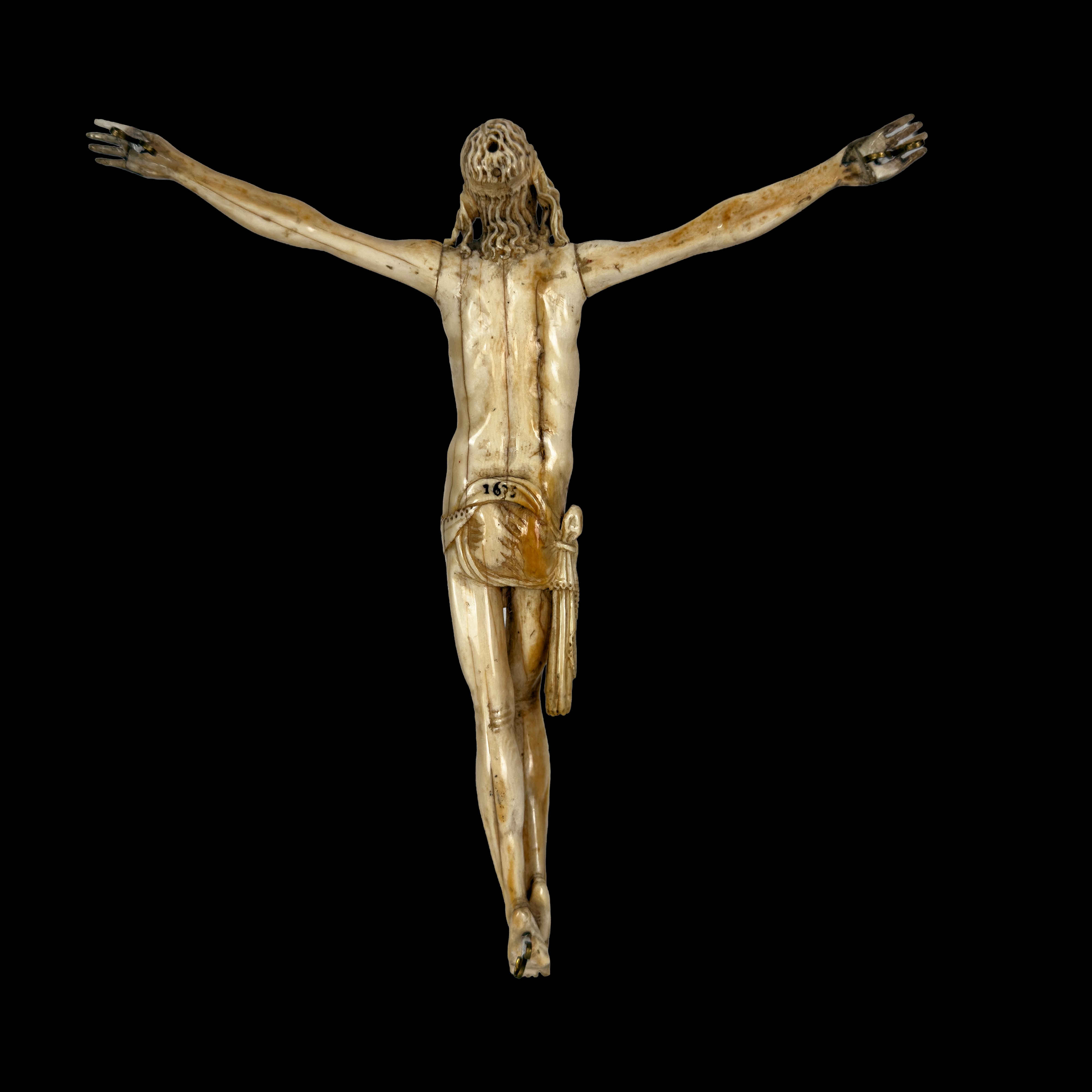 Giovanni Antonio Gualterio (attr.), Corpus Christi, scultura in avorio datata 1635