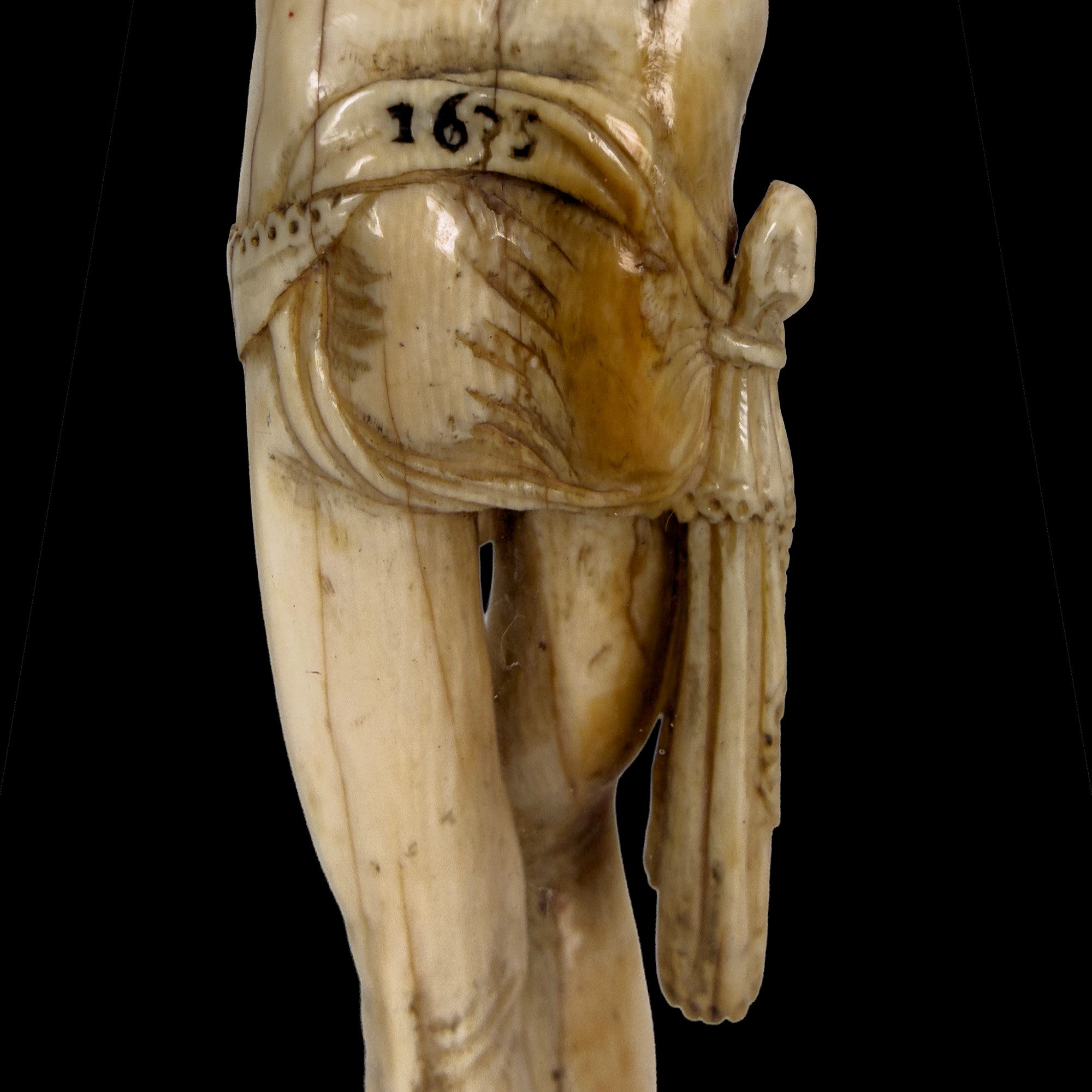 Giovanni Antonio Gualterio (attr.), Corpus Christi, scultura in avorio datata 1635