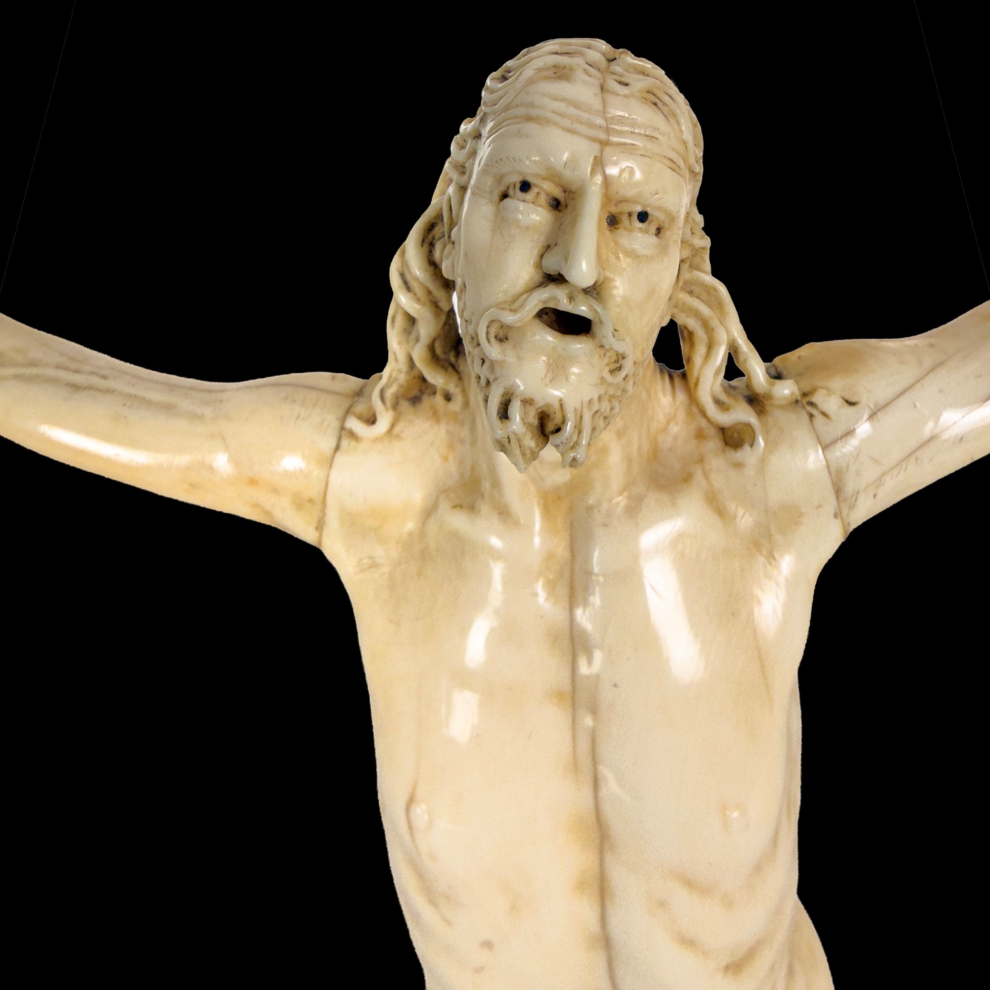 Giovanni Antonio Gualterio (attr.), Corpus Christi, scultura in avorio datata 1635