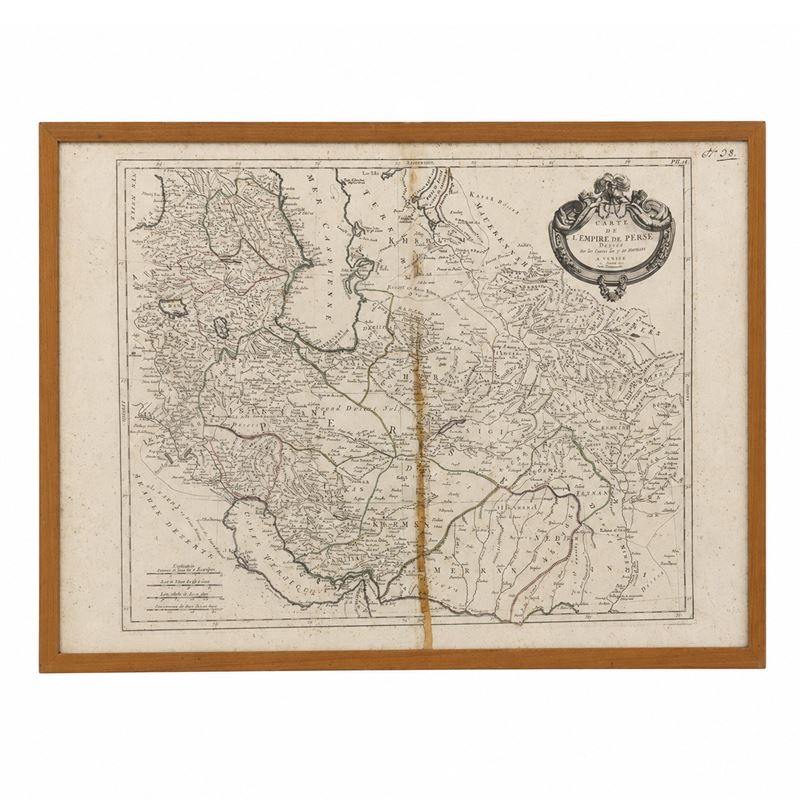 Paolo Santini, Carte de L'Empire de Perse (Venezia 1729 - Belluno 1793)