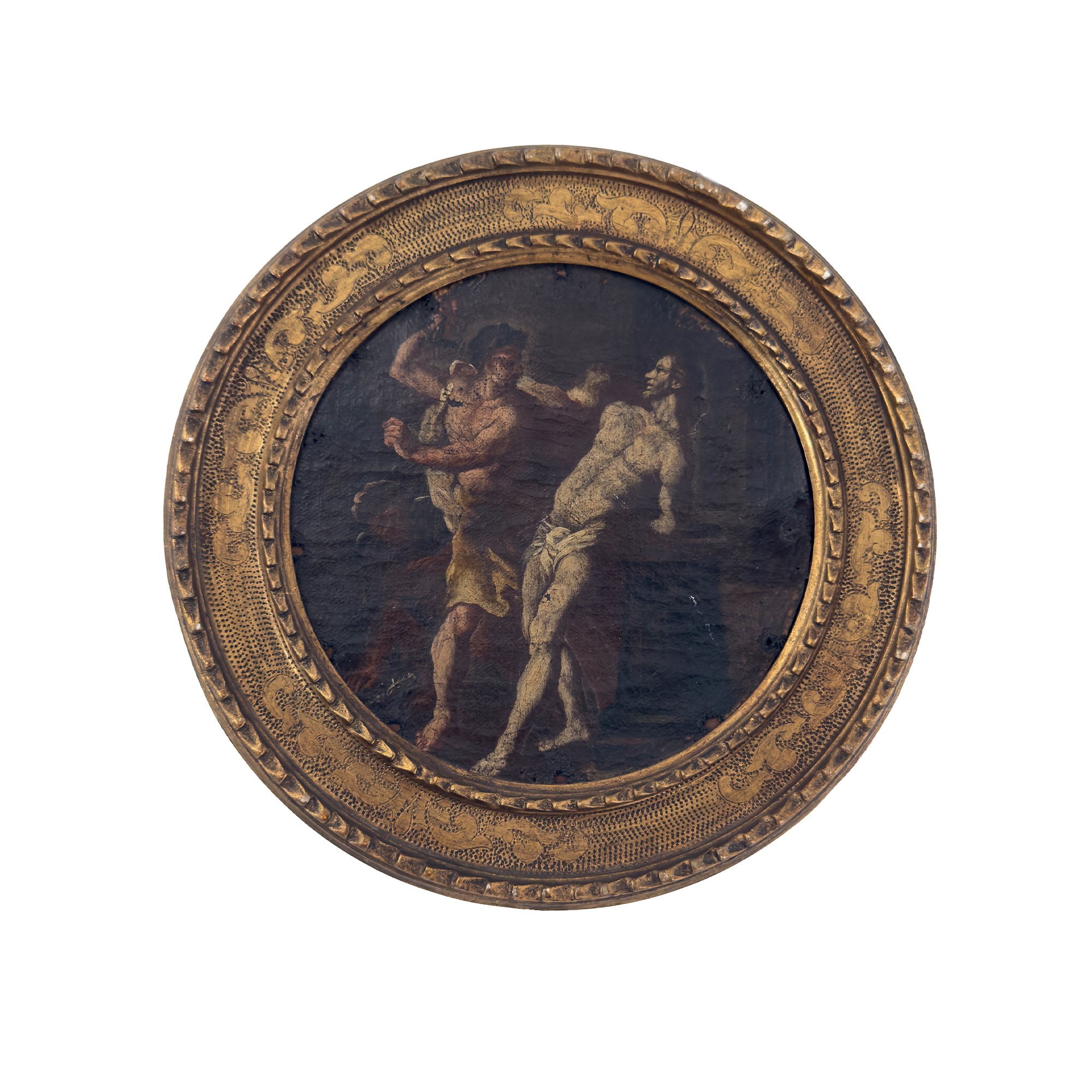 Pittore napoletano del XVII secolo, Serie di scene sacre su sei tele a sesto circolare