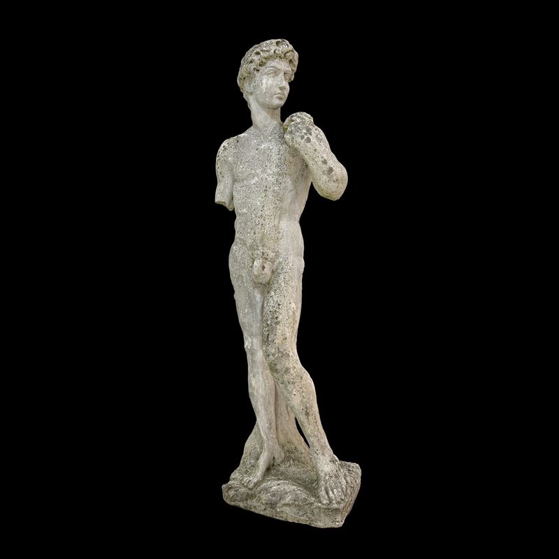 David, Scultura in Pietra Composta
