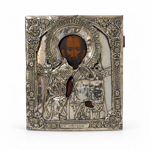 San Nicola, icona, Russia, XIX secolo