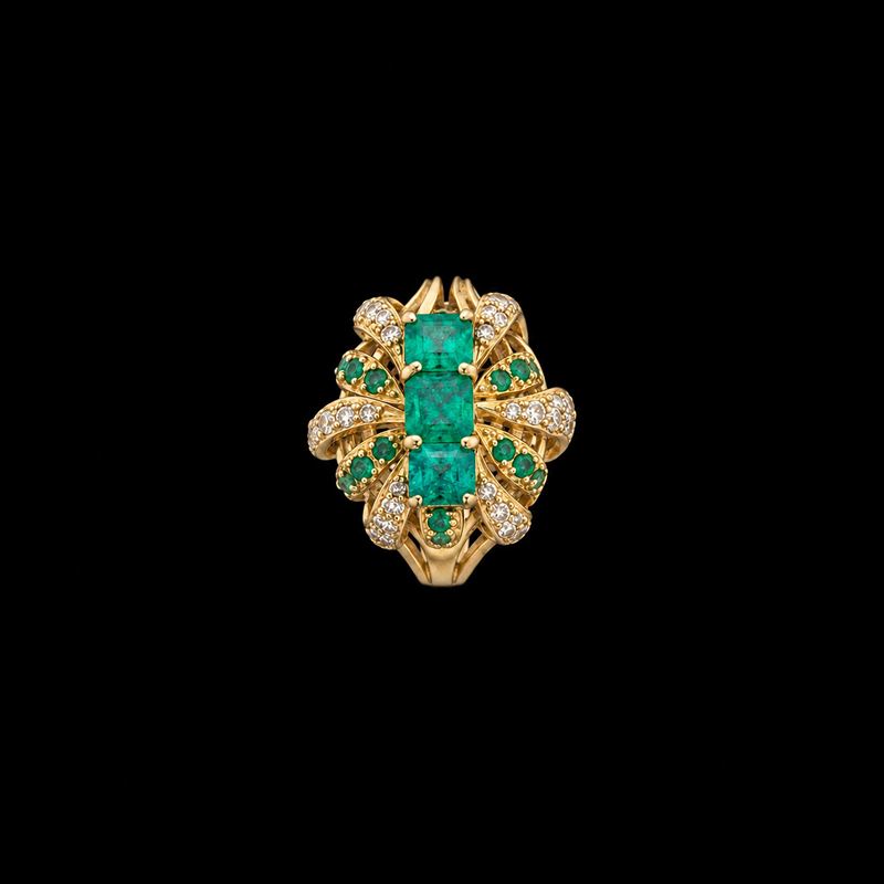 Anello in Oro Giallo 18kt.