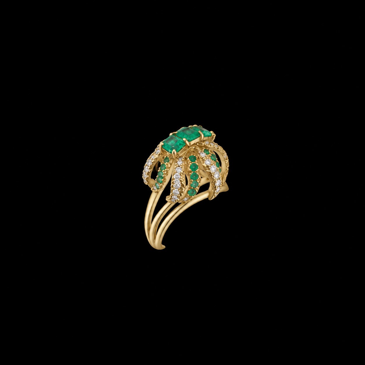 Anello in Oro Giallo 18kt.