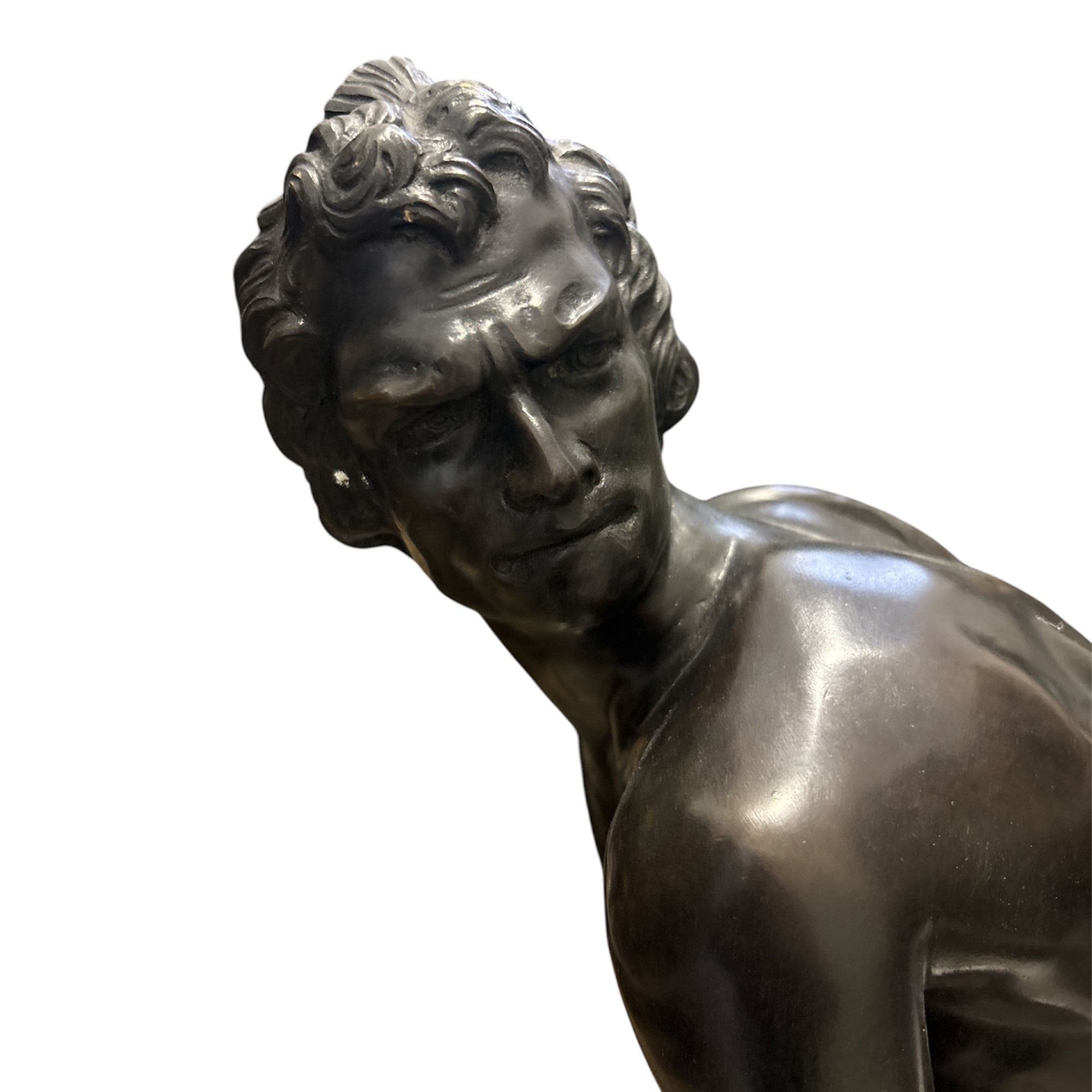 David, Scultura in Bronzo Patinato a Fuoco