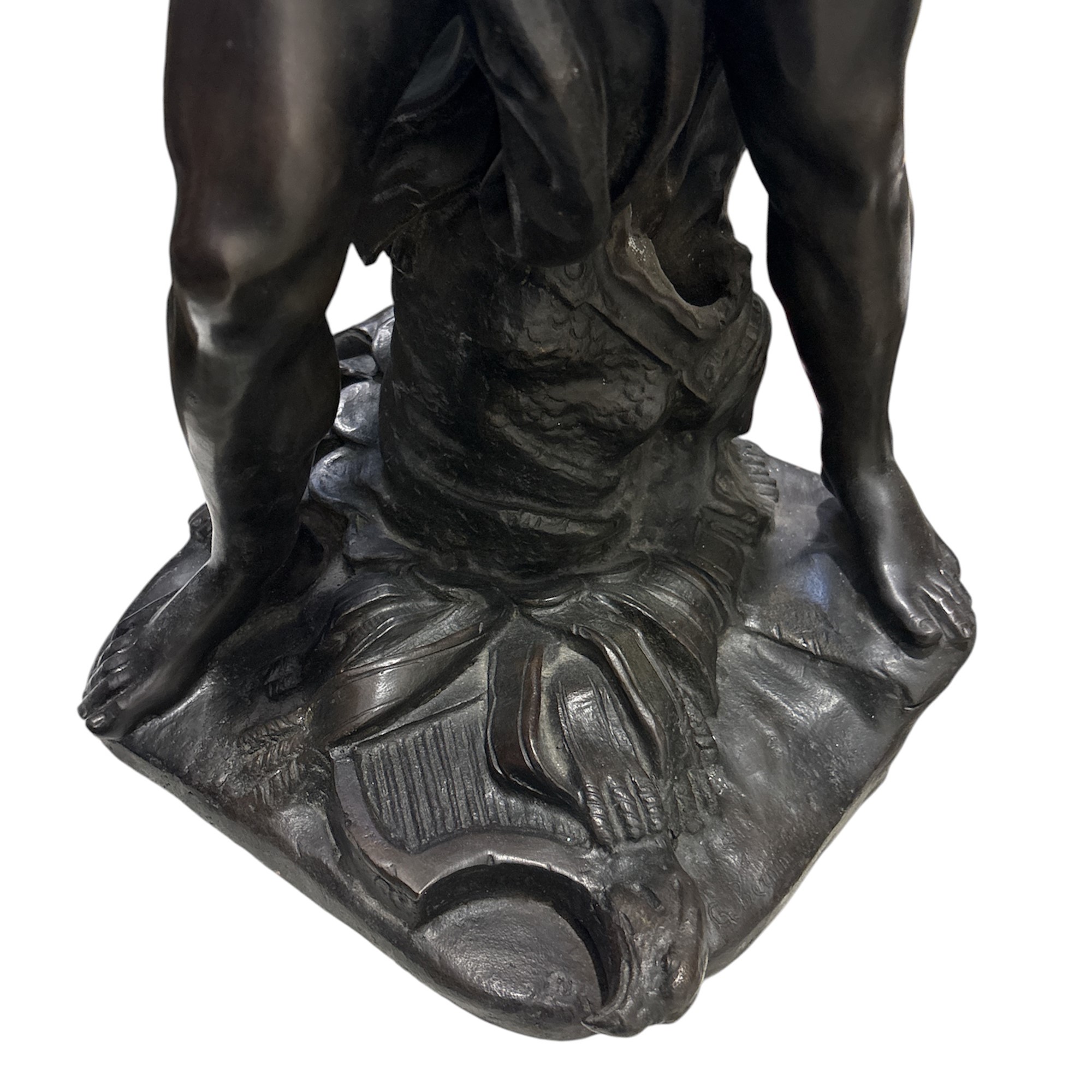 David, Scultura in Bronzo Patinato a Fuoco